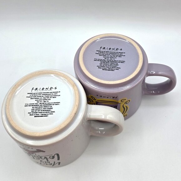 Friends TV Show Funny Coffee Mug Set (2) 13 oz How You Doin / You're My Lobster - Picture 6 of 9